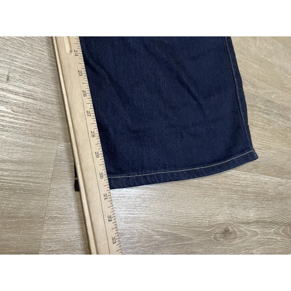 NWT Scoop Relaxed Low Slung Wide Leg Jeans Size 4 Dark Wash Festival Y2K - Picture 8 of 9